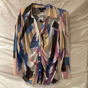 NWT Ashley Stewart Button-Down Shirt – Size 14/1